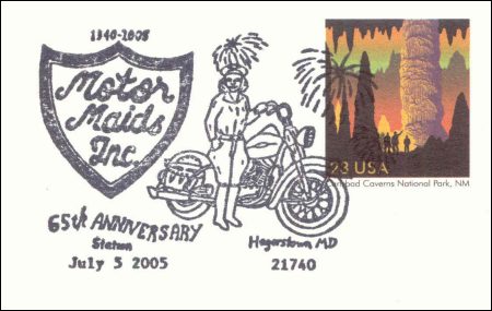 Stempel tgv. Motor Maids 2005