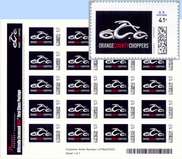 Uitgifte OCC-choppers van Premier Postage