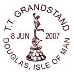 100 jaar Manx TT Grandstand stempel