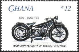 Zegel Ghana met BMW R32