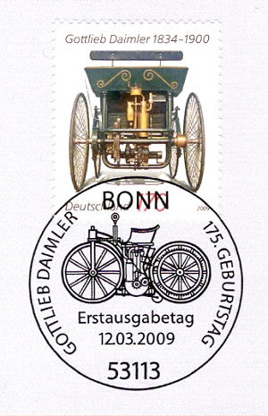 ETB Duitsland met Daimler's Stahlrad