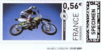 Example of French 'Personalized Stamps'