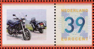 Stamp with personalized tab with Honda Sabre
