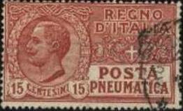Italian stamp for pneumatic post