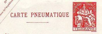 French Carte Pneumatic Chaplain - 8 Fr 40
