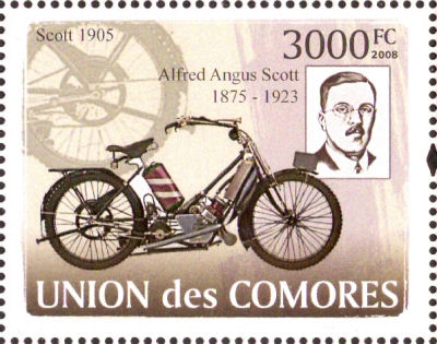 Stamp Comoren with Scott 1905