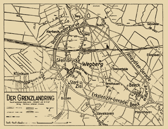 Plan of the Grenzlandring in Wegberg
