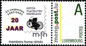 Personalized Stamp Austria - 20 years MFN