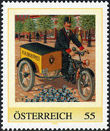 Stamp Austrian Post - Postbüchel 1908