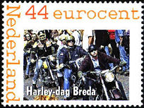 Personalized Stamp Netherlands - stamp club Etten Leur - Harley Day 2009