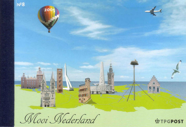 Stamp booklet Mooi Nederland 2005